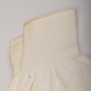 Size 13 1950s Mens Deadstock White Socks 100% Cotton 3 Pair Work Wear - Fashionconservatory.com