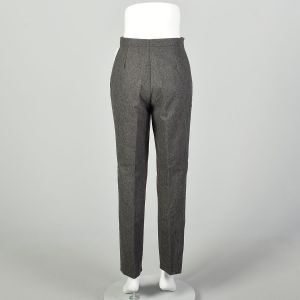 Small 2000s Pants Balenciaga Le Dix Wool Cashmere Tapered Leg Designer - Fashionconservatory.com
