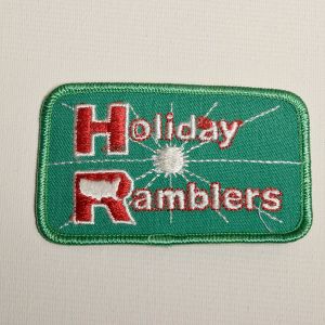 1970s Holiday Ramblers Motorhome Embroidered Sew On Patch RV Travel Appliqué