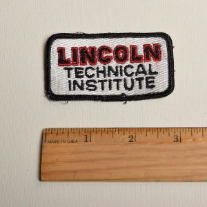 1980s Lincoln Technical Institute Sew On Patch Tech Career School - Fashionconservatory.com