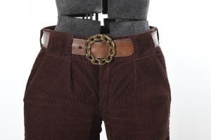 70s Brown Wide Flare Corduroy Pants - Fashionconservatory.com