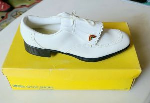 1980s RAWLINGS Ladies Golf Shoes - 7 1/2N  DEADSTOCK
