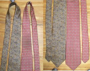 Lot of 2 Vintage Liberty of London Neckties | Paisley Liberty Print - Fashionconservatory.com