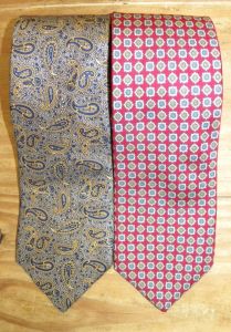 Lot of 2 Vintage Liberty of London Neckties | Paisley Liberty Print