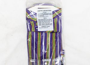 Size 10 Teen Boy's Purple Shirt - As Is Faded 1960s 70s Cotton Striped Long Sleeve Top 60s Mod Teen - Fashionconservatory.com