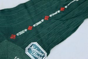 VTG Men's Cotton Rayon Dress Socks Green Genuine  Wrap 1950s NOS VTG - Fashionconservatory.com