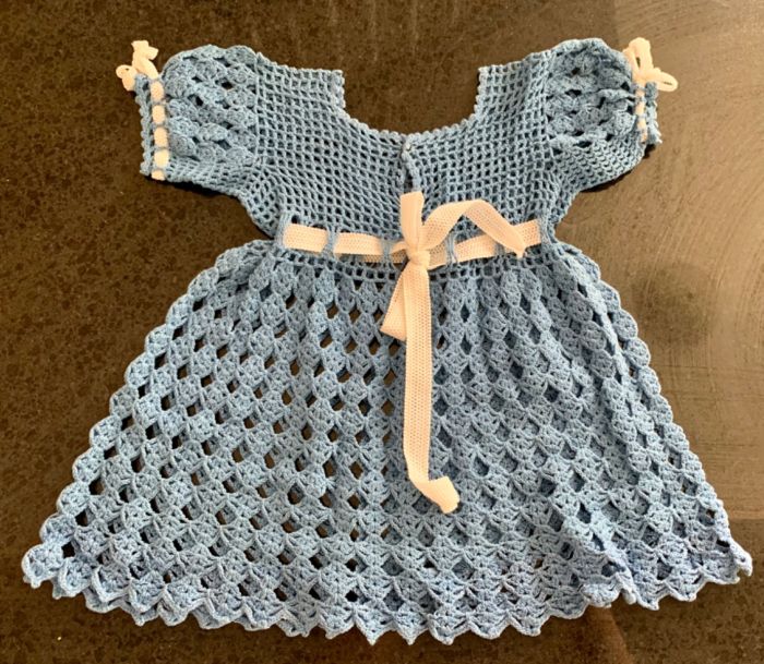 vintage crochet baby dress pattern Crochet Baby Dress Pattern, Newborn Pattern, Princess Baby crochet dress, Baby Girl dress, Infant Dress Pattern, Blue Baby Dress, Crochet Pattern PDF