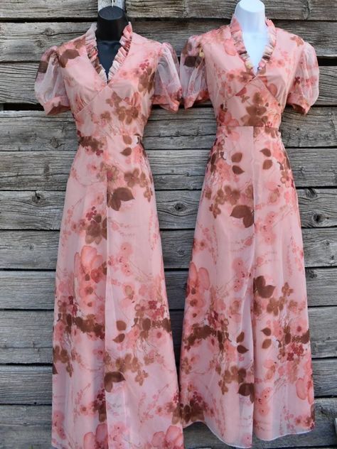 1970s bridesmaid dresses 1970s Black Fishnet Maxi Dress main image 1