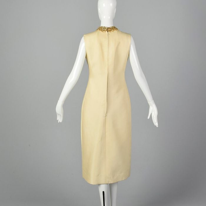 1960s Space Age Mod Dress Couture Evening Dress Oscar ROM Vintage 60s Cocktail Party