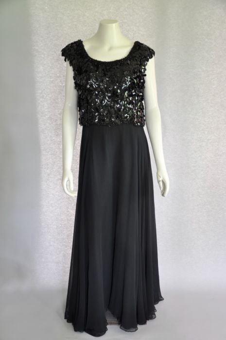 strapless open back dress Oscar de la Renta Polka Dot Cocktail Dress