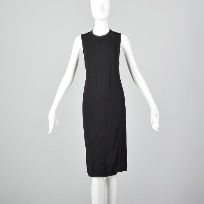 narciso rodriguez designer dresses XS Dress Sheath LBD Keyhole Back Sleeveless Knee-Length Dress style:DRESS ONLY MATTEAU Gathered printed organic VIP-MDW-INCLUSION-2026 Imported.