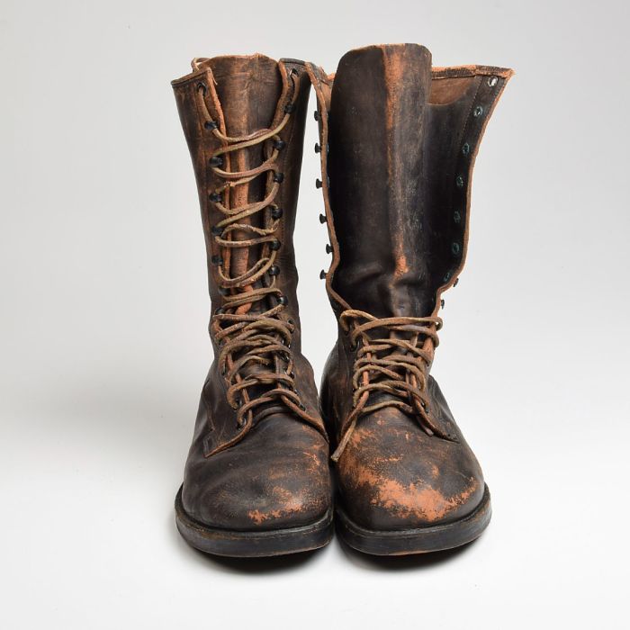 LEATHER NECKS Men’s Vintage Brown Leather Boots Size 12 D. Made in Korea Handcrafted Men main image 4
