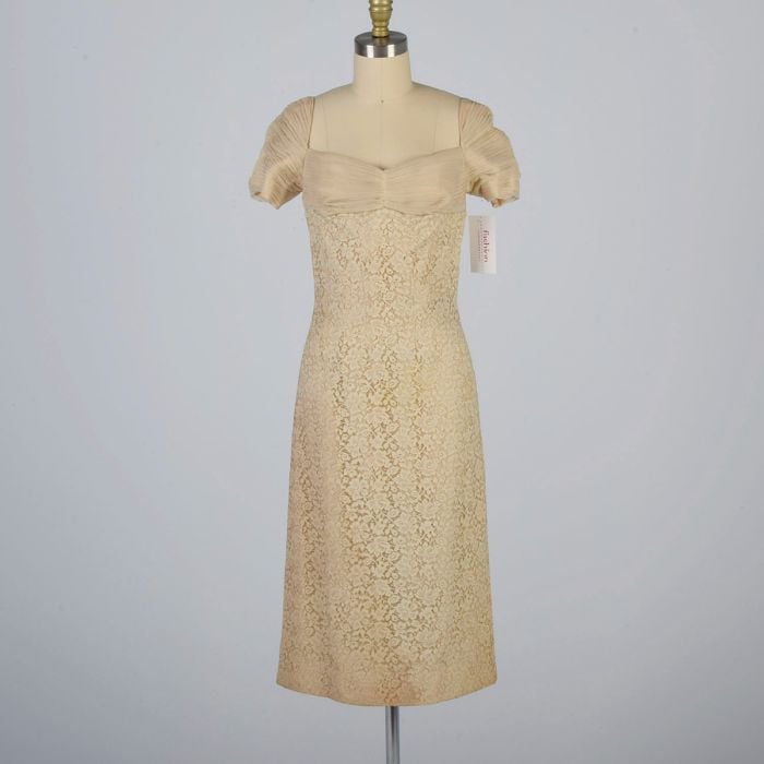 white christmas dresses Ivory Lace Trim Casual Dress -| Cottagecore Summer Outfit Beige(Pre-Sale 25days) / Xs