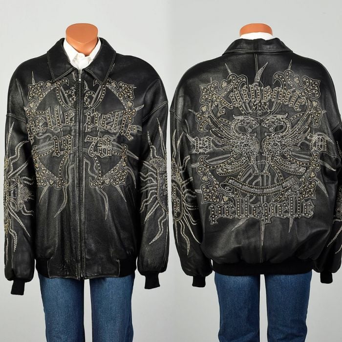 Used pelle pelle leather on sale jackets