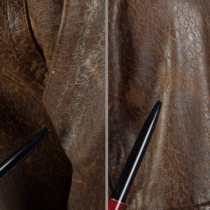 Medium 1990s Jacket Wilsons Adventure Bound Brown Distressed