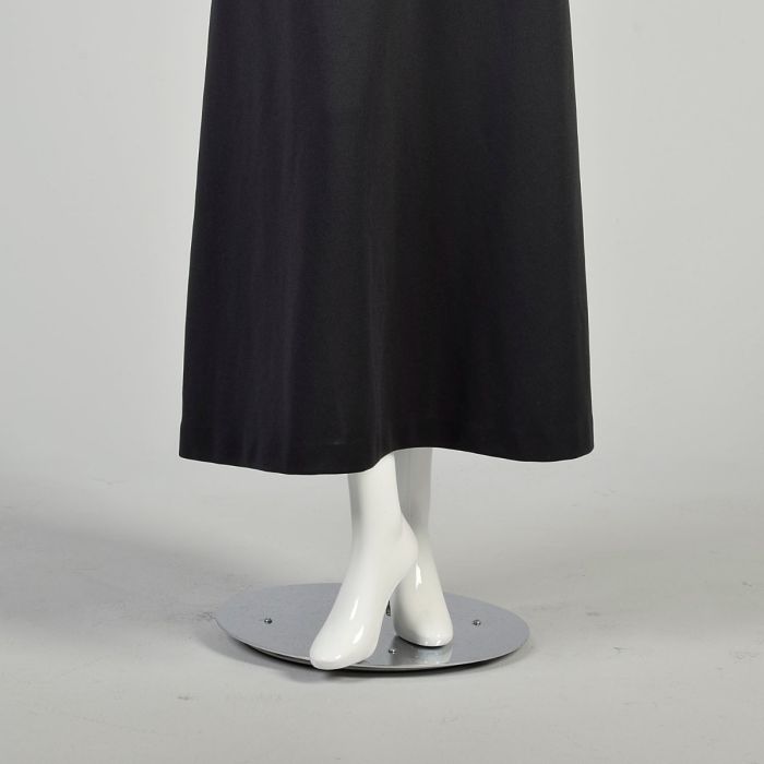 sachin and babi light blue dress Missy Empire double sculpted slinky high neck metal detail drape maxi dress  in black