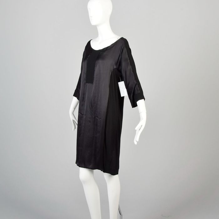 Large 2010s Piazza Sempione Silk & Cashmere Blend Oversized Sweater Dress Tunic