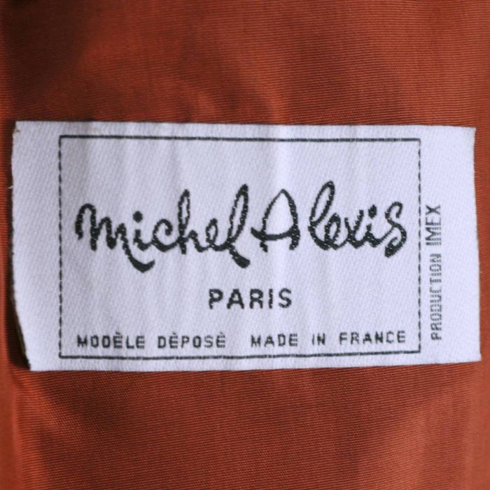 Vintage 1980s Faux Fur Coat, Paris Design, Michel Alexis, Ladies