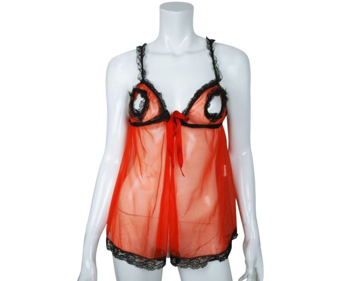 Babydoll Nightie 70's Vintage 70s Baby Doll Nightie Open Cup