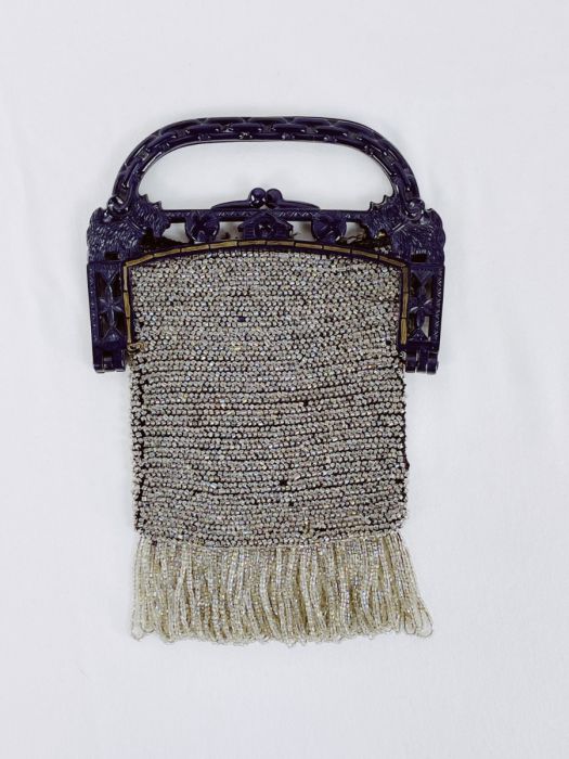 Art Deco beaded purse with Scottie dogs celluloid frame | Fashion ...