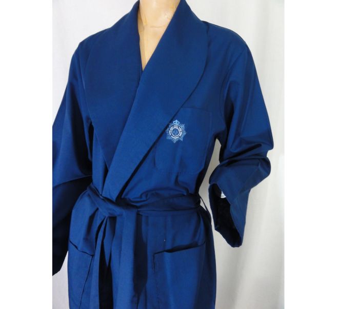 white christmas dresses Women's Navy Towelling Bathrobe main image 0