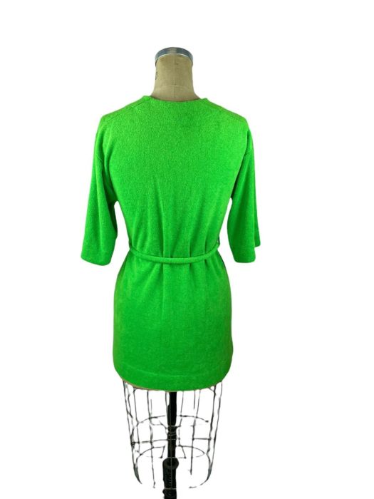 green lace dress nordstrom Joss Terry Towelling Dress Green main image 0