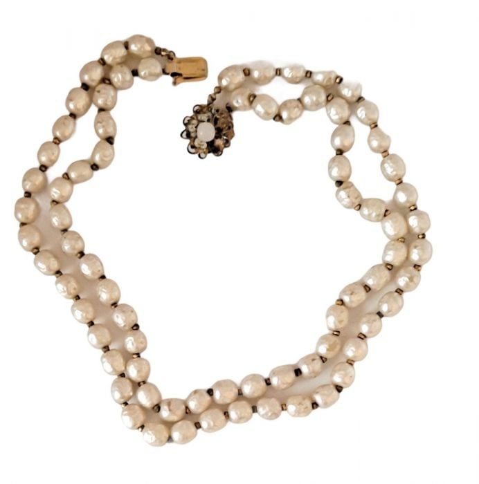 Miriam sale Haskell Baroque Pearl Necklace Long 36