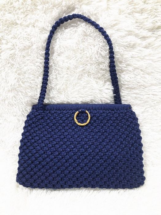 Macramé fashion purse hotsell