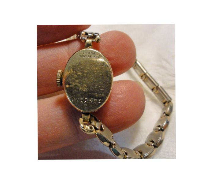 Bulova 10k Bulova Gold Pocket Watch Vintage 50s Dainty Bulova