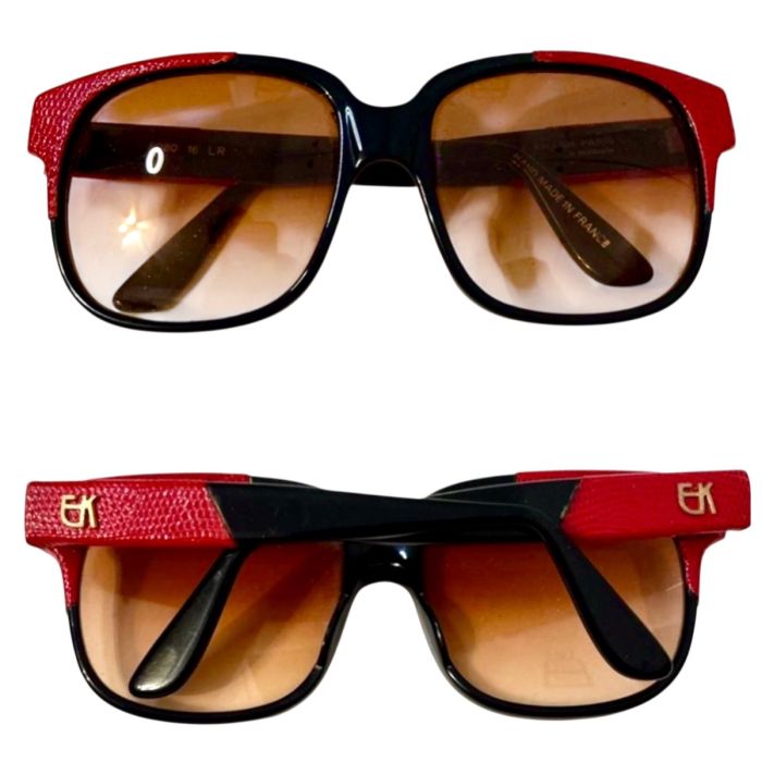 Emmanuelle Khanh Python Skin Sunglasses EMMANUELLE KHANH  display picture 1