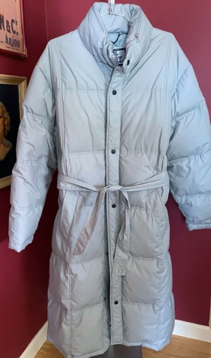 Down newest puffer coat 1980s Gray sz M