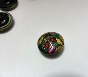 Two Sets Antique Floral Metal Shank Buttons, Victorian Style Sewing Notions (1 inch) - Fashionconservatory.com