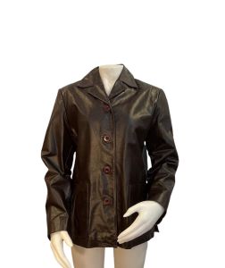 WILSONS LEATHER jacket women’s brown leather jacket 