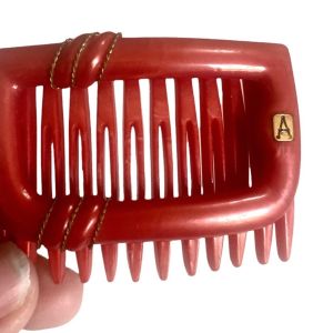 Alexandre de Paris Red Hair Comb - Fashionconservatory.com