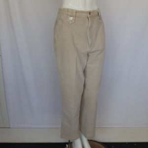 Khaki Jeans, 31'' waist, Conchos, 80s Rocky Mountain - Fashionconservatory.com