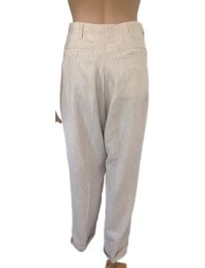 40s Pleated Pants Vintage Mark Twain 26 Waist 30 Inseam Pink Heather - Fashionconservatory.com