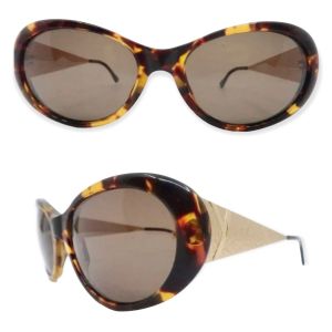 90’s YSL Tortoiseshell & Gold Sunglasses, Made in Italy  - Fashionconservatory.com