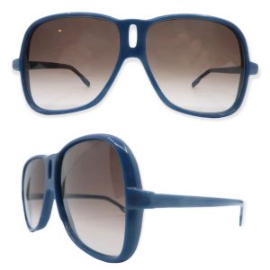 Unisex Blue Aviator Style Sunglasses by Silhouette Austria 