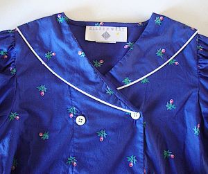 Vintage 1990 Eileen West Girls Dress - Drop Waist w/ tag Size 14
