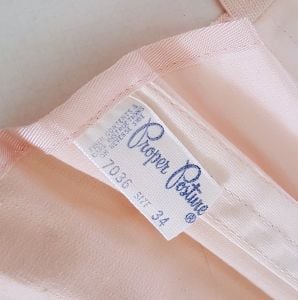 NOS 1950s Welfit 7036 Proper Posture Corset Girdle - NWT - Pink, Size 34 - Fashionconservatory.com