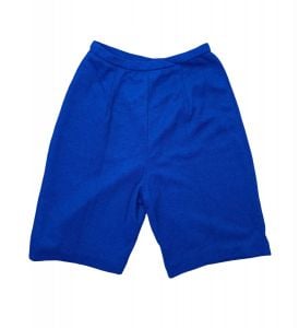 1960s nylon knit shorts stretchy navy blue - Fashionconservatory.com