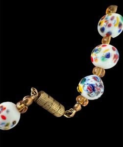 Venetian Murano Glass bead necklace - Fashionconservatory.com