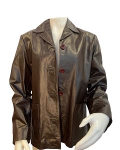 WILSONS LEATHER jacket women’s brown leather jacket  - Fashionconservatory.com