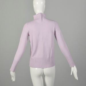 Small French Connection Sweater Lavender Mock-Neck Top - Fashionconservatory.com