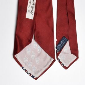 1940s Necktie Fleur de Lis Neck Tie - Fashionconservatory.com