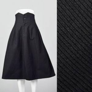 Medium 2000s Limi Feu Skirt Black High Waist