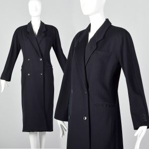 Small 1990s Giorgio Armani coat Black Outerwear