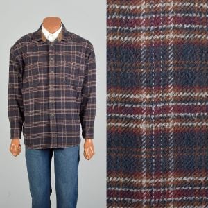 XL 1990s Grunge Plaid Flannel Shirt