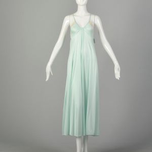 XS 1970s Nightgown Lace Lingerie Sleepwear