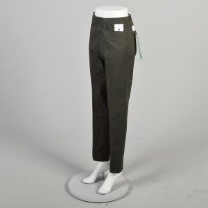 XS 1960s Deadstock Gabardine Tapered Leg Pants - Fashionconservatory.com